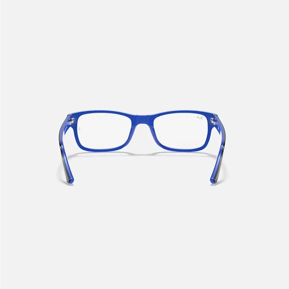 Ray-Ban Unisex Glasses RB5268 OPTICS Polished Black on Blue